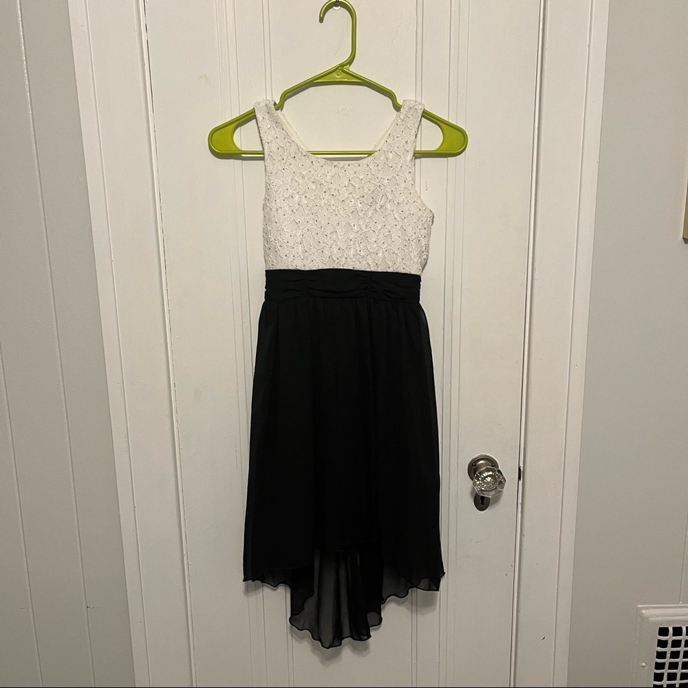 Black and white children’s dress